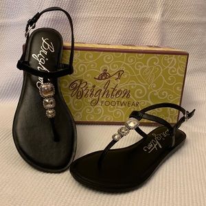 Brighton black sandals NEW
